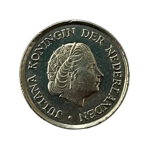 Moeda 25 Cent 1979 Paises Baixos - HOLANDA - MBC - KM# 183 - verso