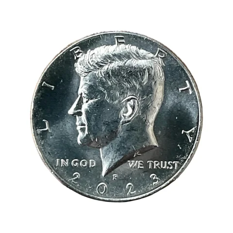 Moeda Half Dólar 2023 Estados Unidos Kennedy - Letra P - SOBERBA - KM# A202b - frente
