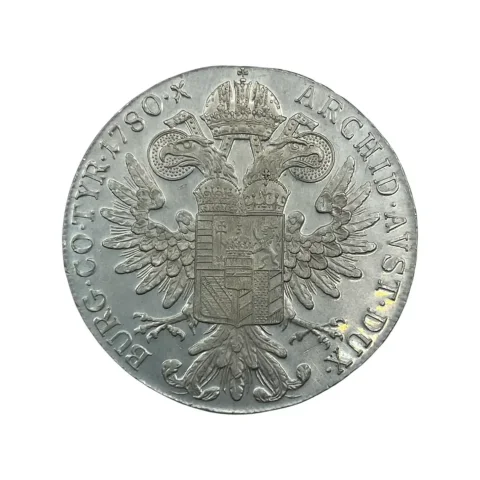 1 Táler - 1780 - Florim Austro-Húngaro - Maria Teresa - verso