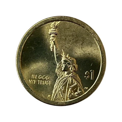 Moeda 1 Dólar - Estados Unidos - 2018 - American Innovators - Letra PH - SOBERBA - UC# 106 - verso