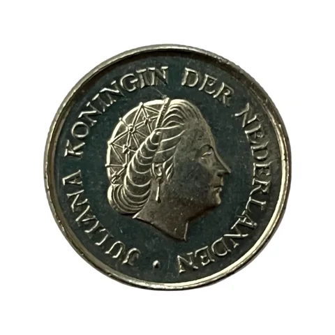 Moeda 25 Cent 1978 Paises Baixos - HOLANDA - MBC - KM# 183 - verso