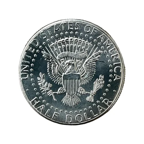 Moeda Half Dólar 2023 Estados Unidos Kennedy - Letra P - SOBERBA - KM# A202b - verso
