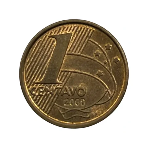 1 centavo - 2000 - Plano Real - Pedro Álvares Cabral - frente