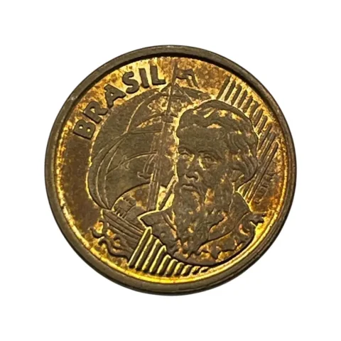 1 centavo - 2000 - Plano Real - Pedro Álvares Cabral - verso