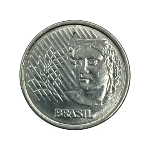 10 centavos - 1997 - Plano Real - Primeira Família - Efígie - verso