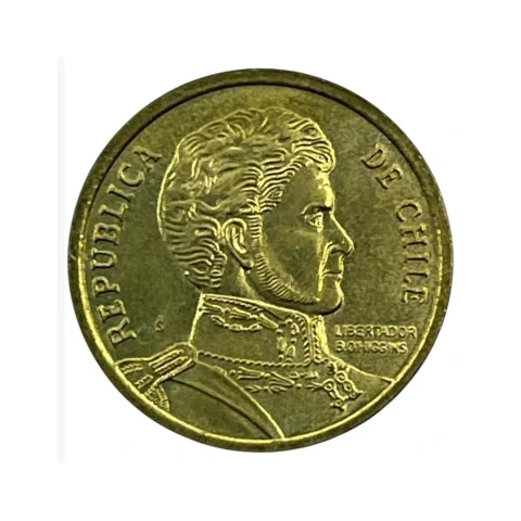 Moeda Chile 10 Pesos 2016 - MBC/SOBERBA - KM# 228 - verso