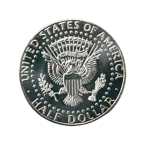Half Dólar - 2022 - Kennedy - Letra P - SOBERBA - KM# A202b - verso