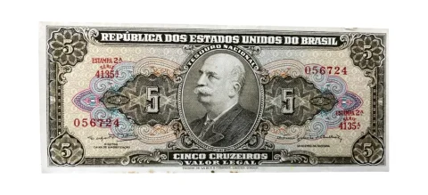 5 Cruzeiro - 1964 - Barão do Rio Branco - C 075 - MBC+ - frente