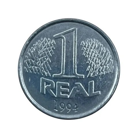 1 Real - 1994 - Plano Real - Primeira Família - Efígie - frente