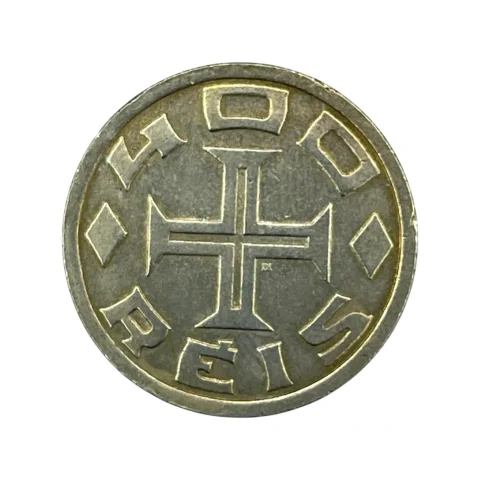 Moeda 400 Réis 1932  Brasil  Série Vicentina - Cupro-Níquel - MBC - KM# 529 - frente