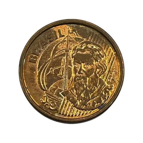 1 centavo - 2004 - Plano Real - Pedro Álvares Cabral - verso