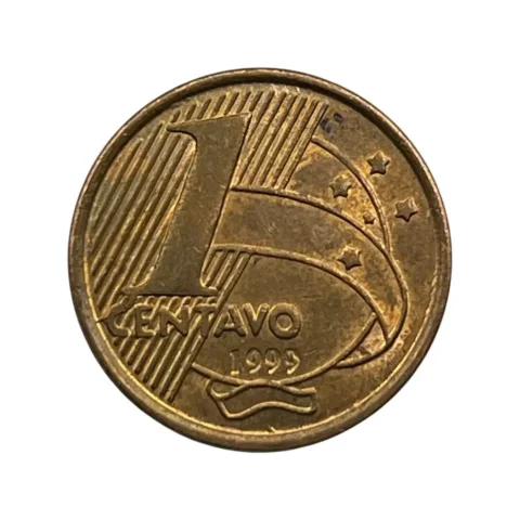 1 centavo - 1999 - Plano Real - Pedro Álvares Cabral - frente