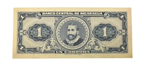 Cédula 1 Córdoba Nicarágua - 1968 - MBC+ P-115a - frente