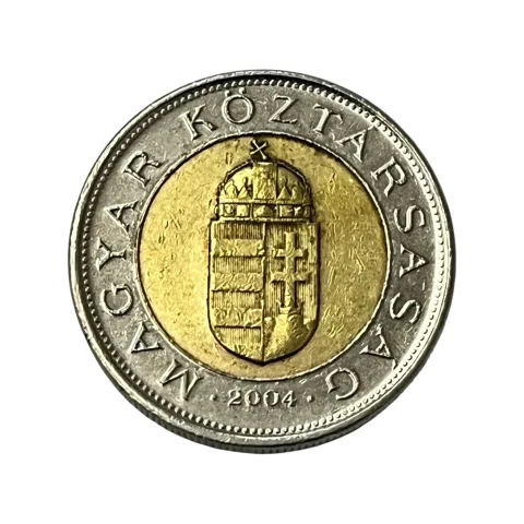 Moeda 100 Florin Hungria 2004 - BIMETÁLICA - MBC - KM# 721 - frente