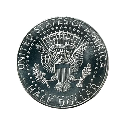 Moeda Half Dólar Estados Unidos 2024 Kennedy - Letra P - SOBERBA - KM# A202b - verso