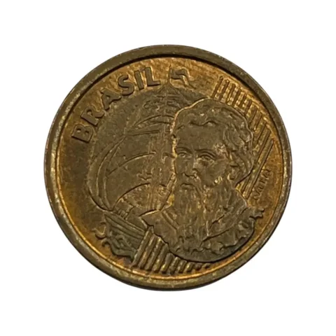 1 centavo - 2002 - Plano Real - Pedro Álvares Cabral - verso