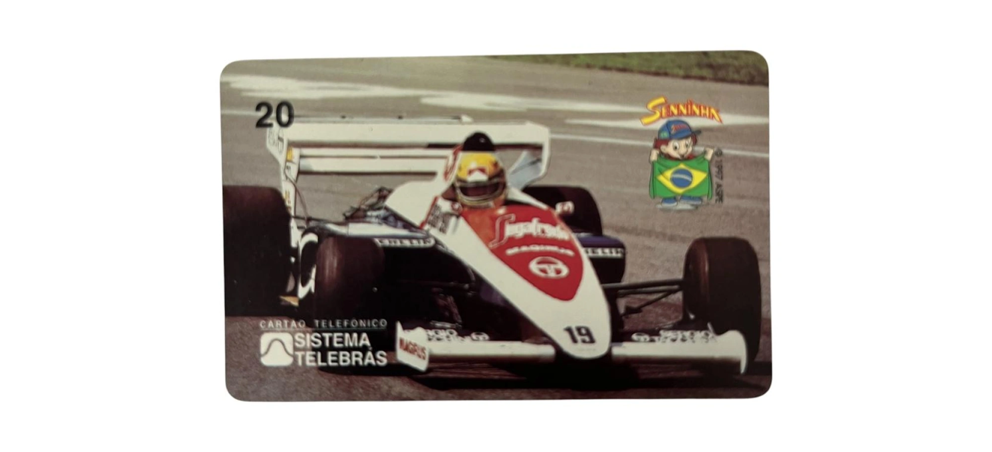Cartão Telefonico Ayrton Senna do Brasil 1997 - Estréia F1 Toleman - SEN-B1-02