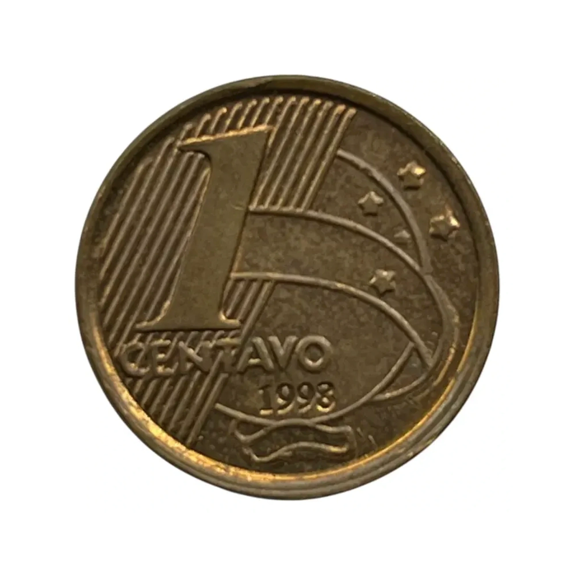 Moeda 1 Centavo Brasil 1998 Plano Real - Pedro Álvares Cabral - MBC V-457 - KM# 647