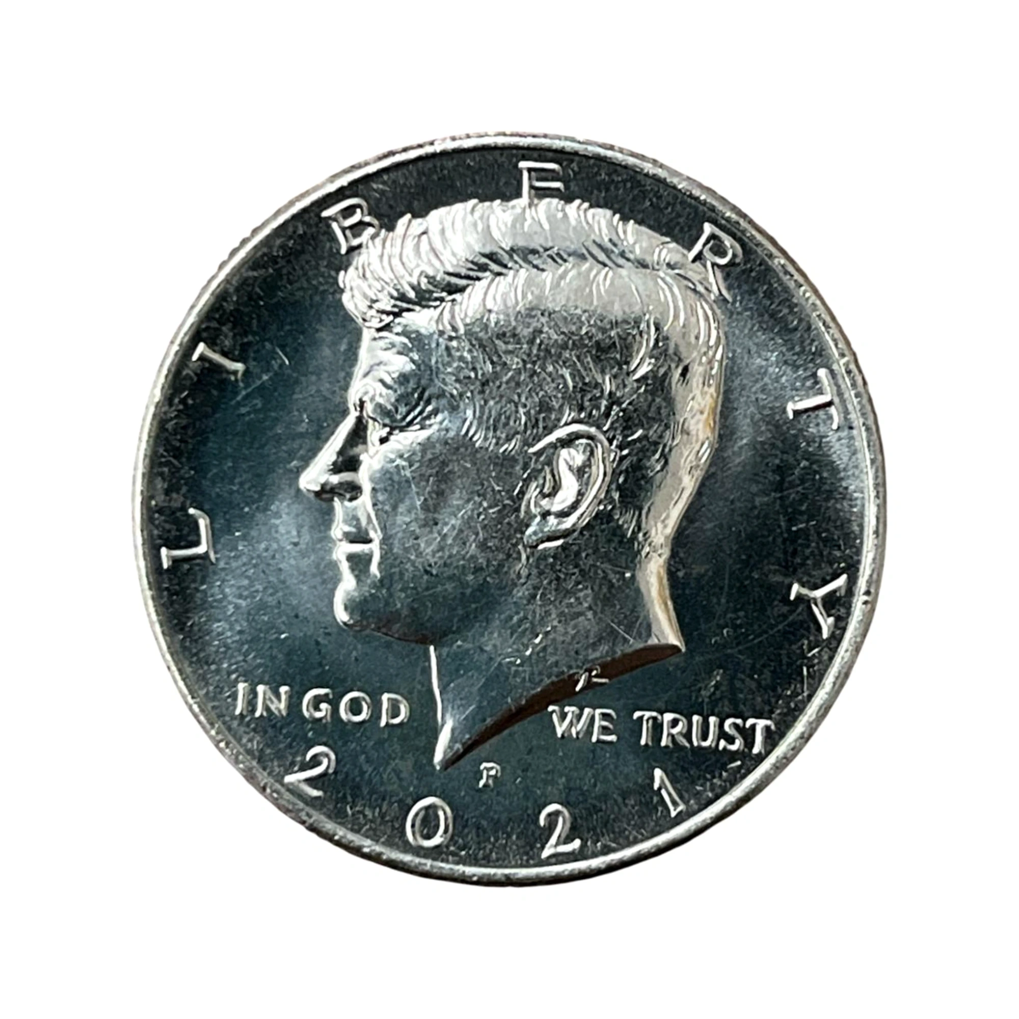 Half Dólar - 2021 - Kennedy - Letra P - SOBERBA - KM# A202b