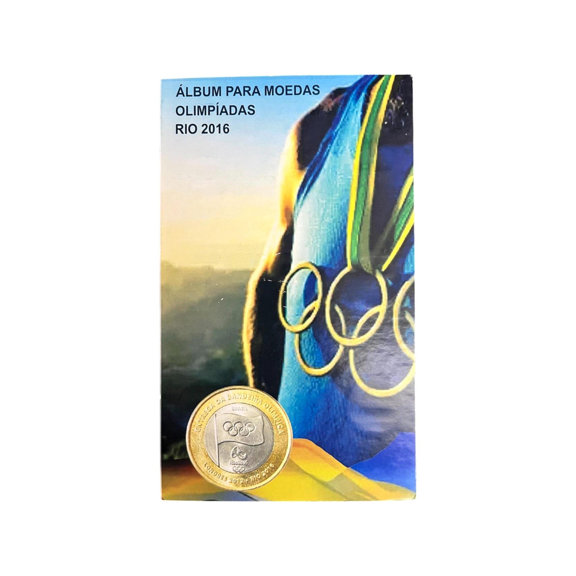 Álbum com Coleção Completa 17 Moedas das Olimpíadas Rio 2016 - MBC