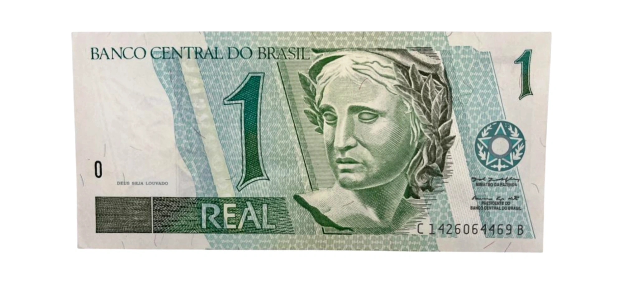 Cédula1 Real Brasil 2002 - Efígie - SOB/FE - C-252