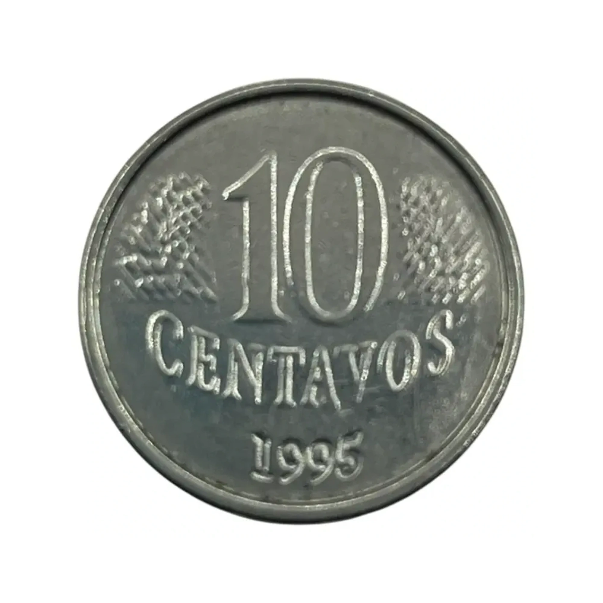 10 centavos - 1995 - Plano Real - Primeira Família - Efígie