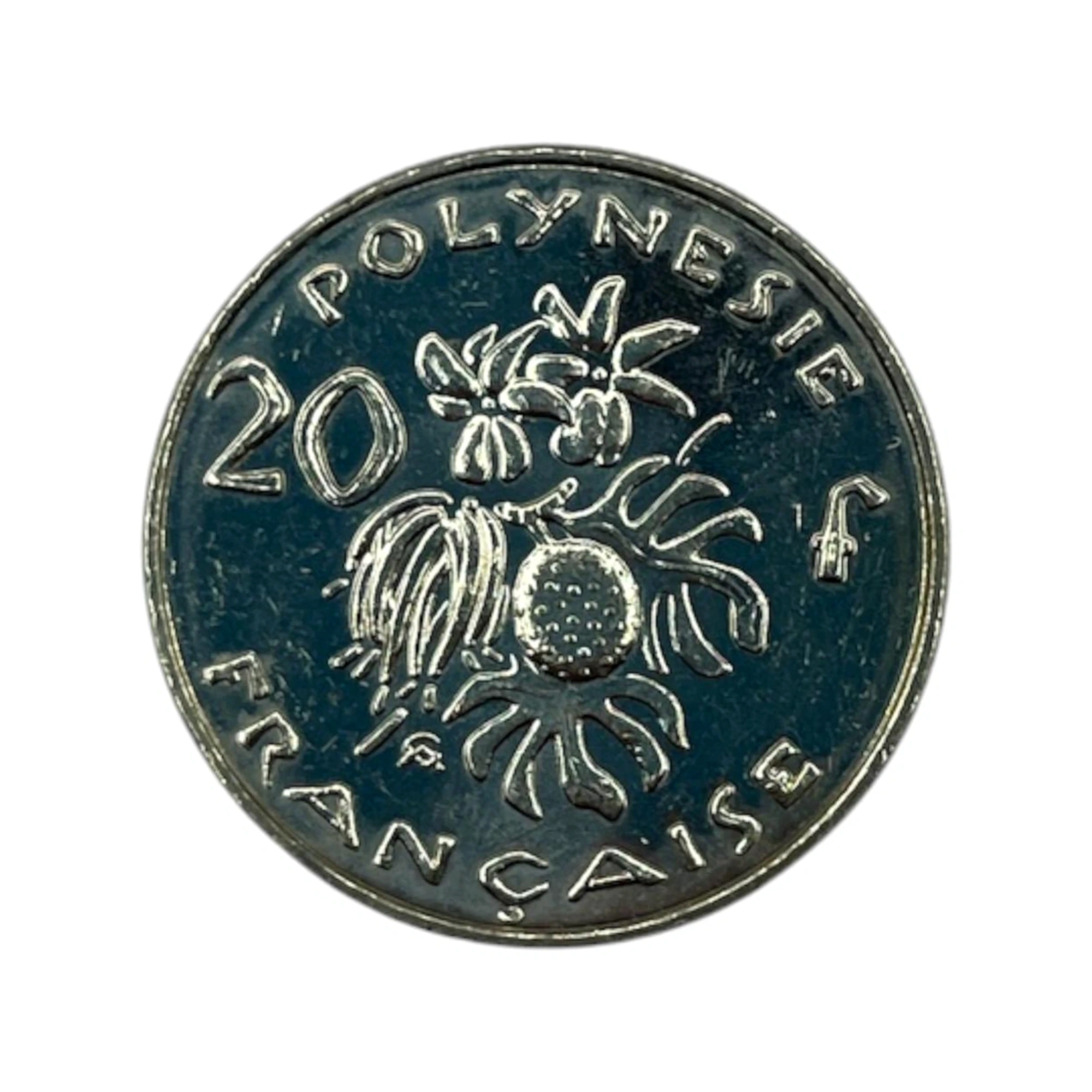 Moeda 20 Francos Polinésia Francesa 2009 - SOBERBA - KM# 9a