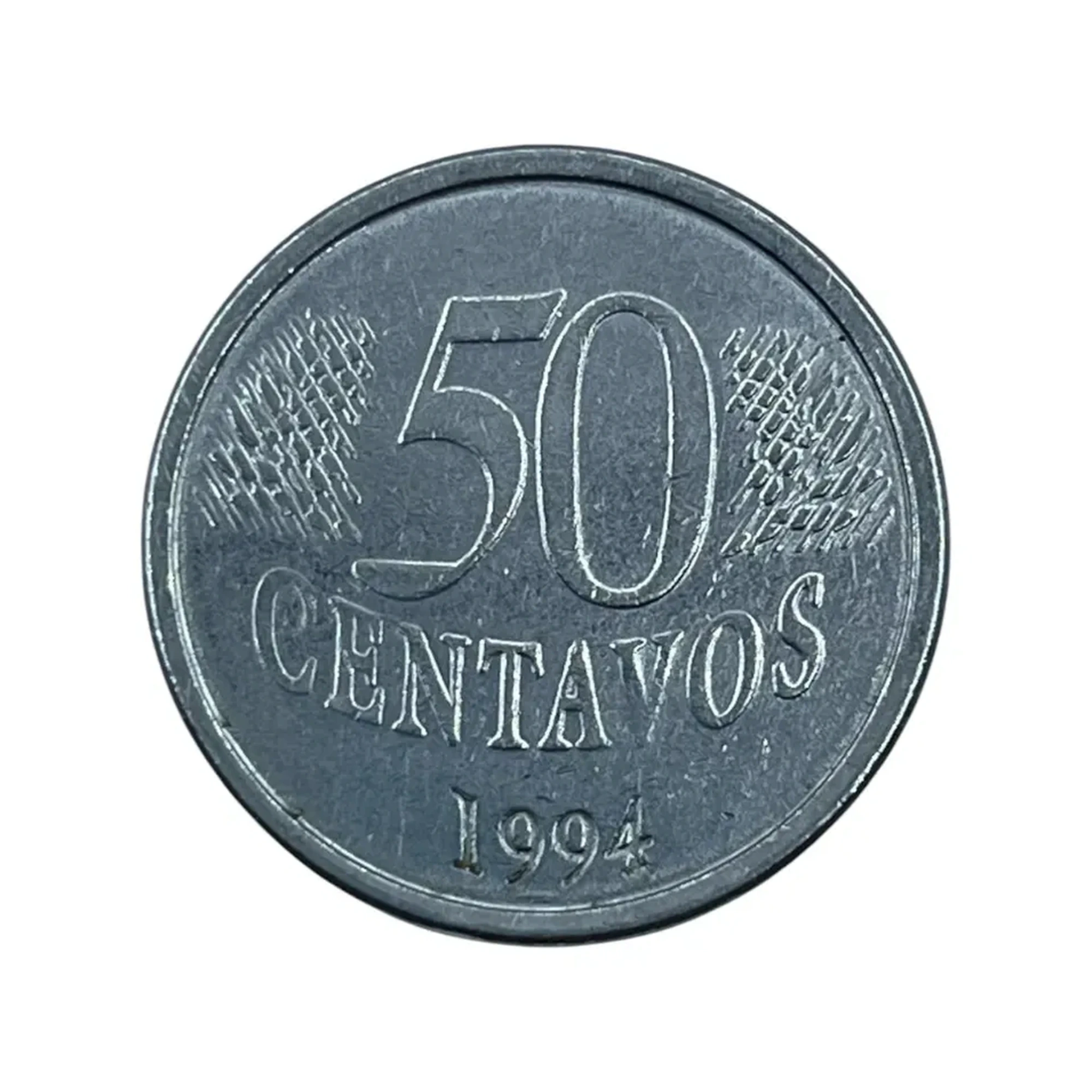 50 centavos - 1994 - Plano Real - Primeira Família - Efígie