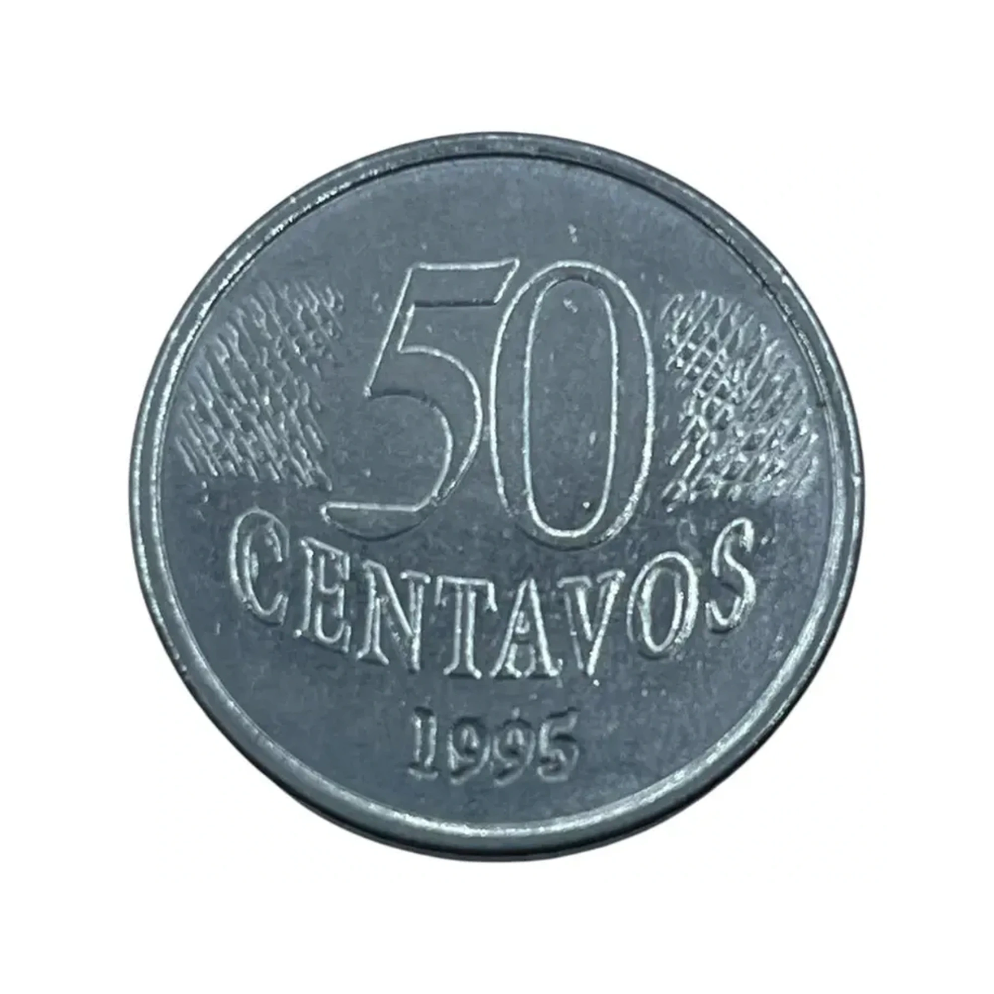 50 centavos - 1995 - Plano Real - Primeira Família - Efígie