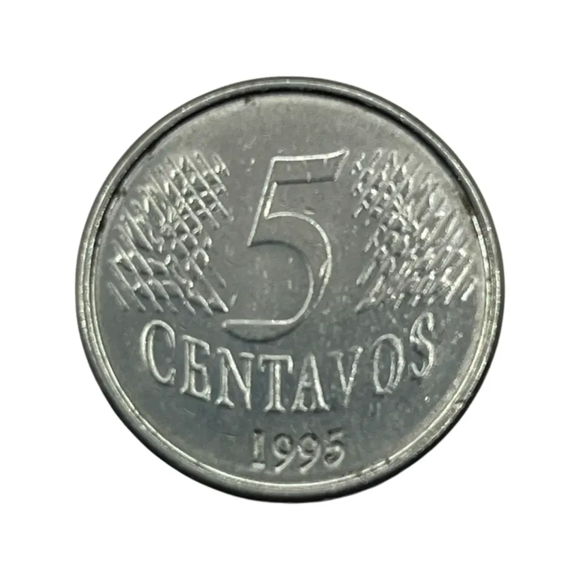 5 centavos - 1995 - Plano Real - Primeira Familia - Efígie