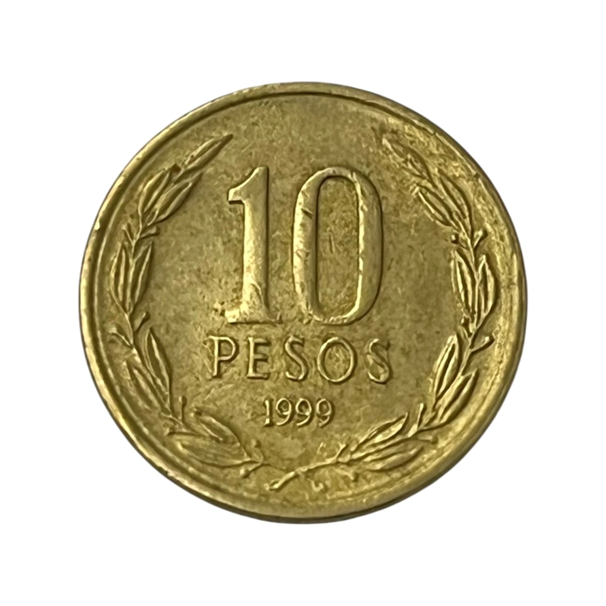 Moeda Chile 10 Pesos 1999 - MBC - KM# 228