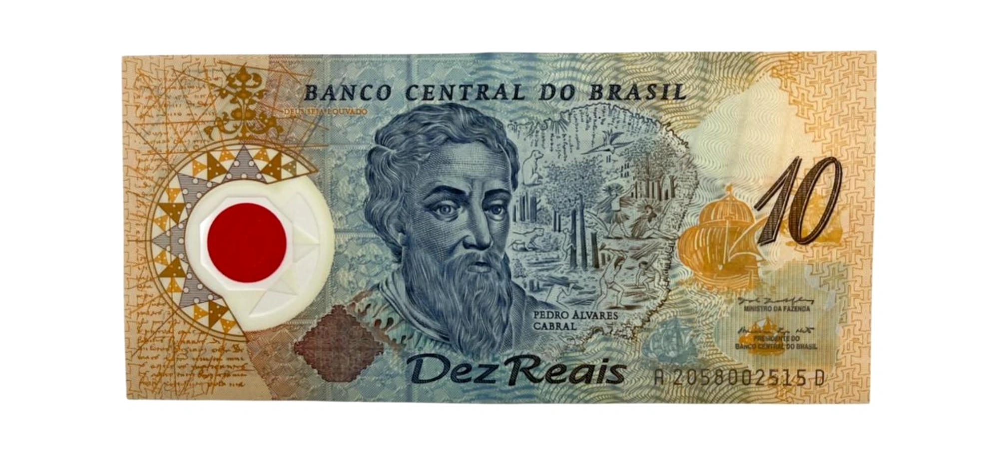 10 Reais - Polímero - 2001 - Pedro Álvares Cabral - C 339